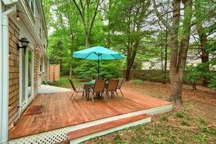 East Sandwich Cape Cod vacation rental - Outdoor dining on the patio