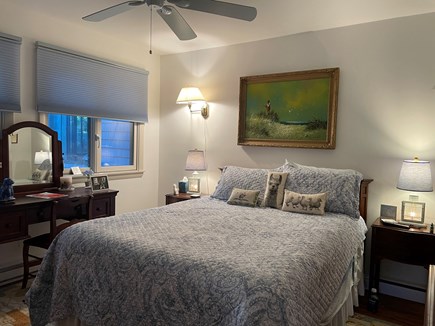 Brewster  Cape Cod vacation rental - Queen bed guest room bottom floor.
