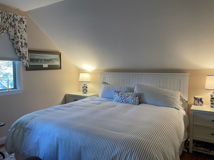 Brewster  Cape Cod vacation rental - Queen bed guest room bottom floor.