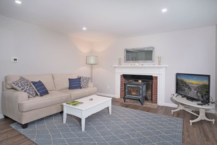 Osterville Cape Cod vacation rental - Comfy and relaxing living room, High Speed Wifi -(Faux Fireplace)