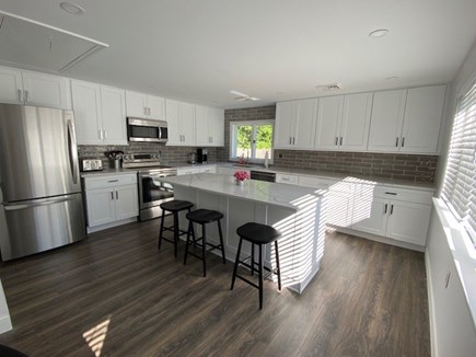 East Falmouth Cape Cod vacation rental - Specious renovated kitchen with island and all new appliances