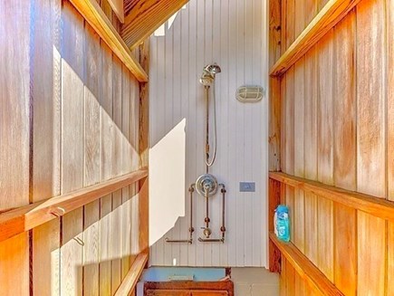 Sandwich, Sagamore Beach Cape Cod vacation rental - Enclosed outdoor shower