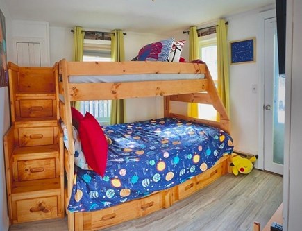 Sandwich, Sagamore Beach Cape Cod vacation rental - Bedroom with Bunkbed on 1st level