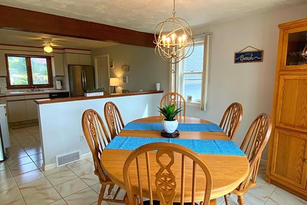 Dennis Cape Cod vacation rental - Dining table seats 6