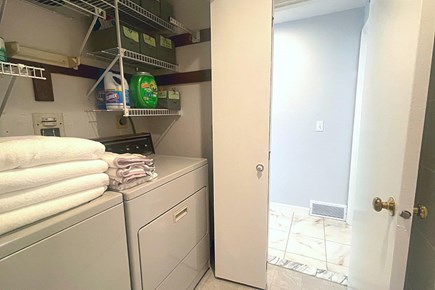 Dennis Cape Cod vacation rental - Laundry is located in the first floor full bathroom