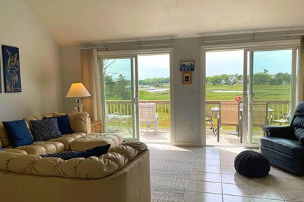 Dennis Cape Cod vacation rental - Living Room boasts water views!