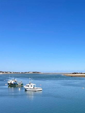 Orleans Cape Cod vacation rental - Fishing boats off Chatham pier