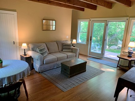Brewster Cape Cod vacation rental - Living room with access to decks on each side
