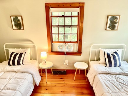 Dennis Port Cape Cod vacation rental - Smaller Unit bedroom #2 has two (2) identical twin beds