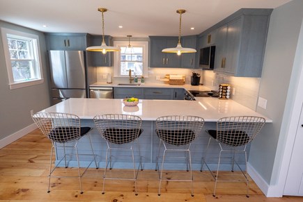 Dennis Port Cape Cod vacation rental - Kitchen with breakfast bar
