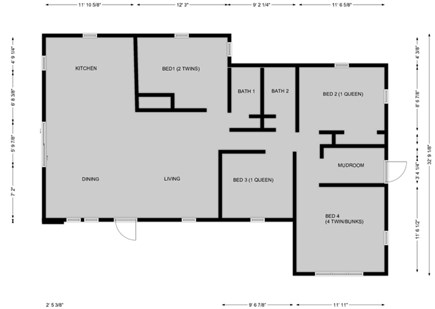 Dennis Port Cape Cod vacation rental - Floorplan