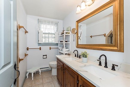 Chatham, MA Cape Cod vacation rental - Double sink bathroom in second floor