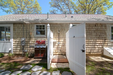 Centerville Cape Cod vacation rental - Outdoor shower and full size Weber Grill