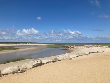 Brewster Cape Cod vacation rental - Low tide at Paine's Creek.