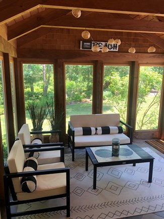 Centerville Cape Cod vacation rental - Sun room - garden and patio views