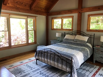 Centerville Cape Cod vacation rental - En suite master bedroom, walk-in closet, ceiling fan, & smartTV