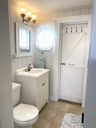 Dennis Port Cape Cod vacation rental - Bathroom with Tub/Shower Combination