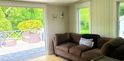 Yarmouth Cape Cod vacation rental - Sunroom, with open bifold door