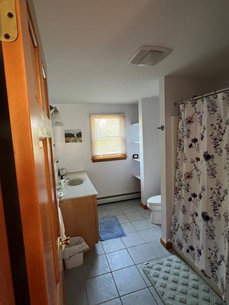 Wellfleet Cape Cod vacation rental - Upstairs bathroom with tub and shower