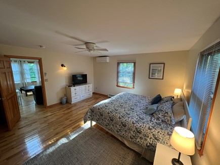 Wellfleet Cape Cod vacation rental - 1st floor main bedroom with king bed and full bathroom