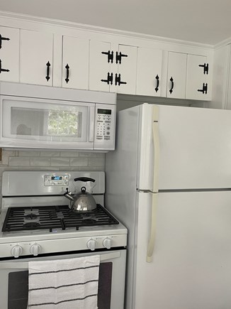 Harwich Cape Cod vacation rental - Kitchen with new stove and microwave