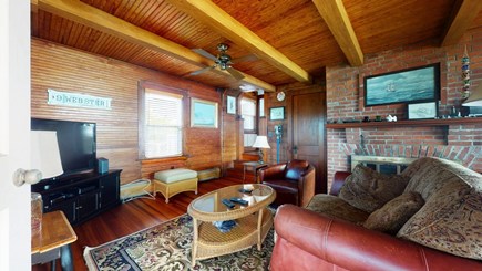 West Yarmouth Cape Cod vacation rental - Living Room Overlooking Lewis Bay
