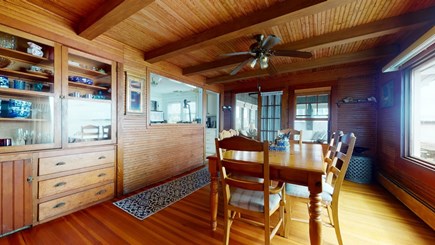 West Yarmouth Cape Cod vacation rental - Dining Room Overlooking The Water and Outdoor Deck