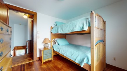 West Yarmouth Cape Cod vacation rental - Bedroom with twin bunk beds.