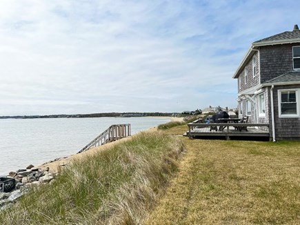 West Yarmouth Cape Cod vacation rental - Front Yard looking back at the Deck.