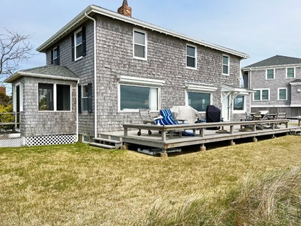 West Yarmouth Cape Cod vacation rental - Front of Home Deck Over Looking Lewis Bay.