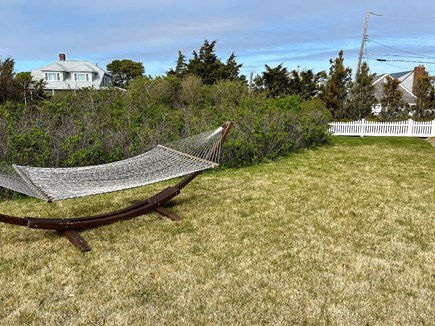 West Yarmouth Cape Cod vacation rental - Side Yard with your own Hammock to take in the night air.