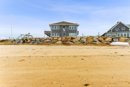 Yarmouth Cape Cod vacation rental - The house is directly on the beach.