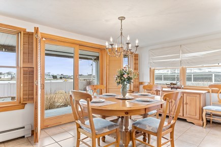 Yarmouth Cape Cod vacation rental - Dining area with a water view