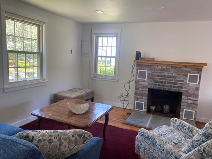 Pocasset Cape Cod vacation rental - Living room view with ocean view in main house