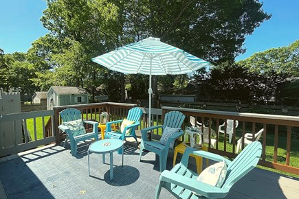Yarmouth Cape Cod vacation rental - There are plenty of Adirondack chairs for relaxing