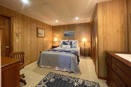 Dennis Cape Cod vacation rental - Queen bedroom on lower level with desk