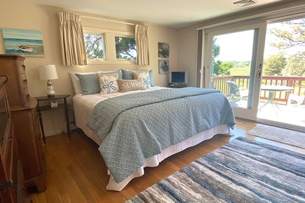 Dennis Cape Cod vacation rental - Primary King Bedroom with sliders to Deck