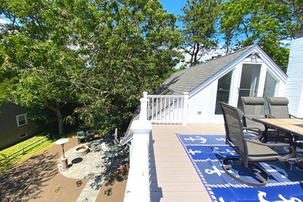 Yarmouth Cape Cod vacation rental - Views of lower stone patio courtyard