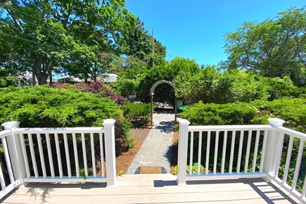 Yarmouth Cape Cod vacation rental - Relaxing views of courtyard below