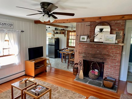 West Brewster-North of 6A Cape Cod vacation rental - Living room