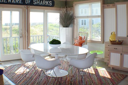 East Sandwich Cape Cod vacation rental - Waterside dining, whether inside or outside.