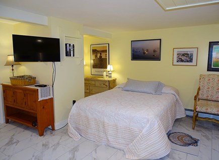 Eastham Cape Cod vacation rental - Flat screen TV with  swivel arm so you can enjoy anywhere
