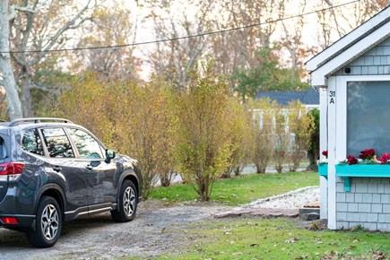 Yarmouth Cape Cod vacation rental - Driveway fits one vehicle, with additional parking on the street