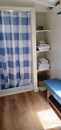 Dennis  Cape Cod vacation rental - Shower and storage area
