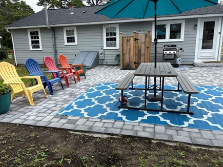 Dennis Port Cape Cod vacation rental - New 20*23 spacious patio, outdoor shower & Weber grill - 2023