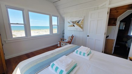 Truro Cape Cod vacation rental - Second floor bedroom with queen bed and amazing views