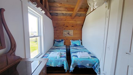 Truro Cape Cod vacation rental - Second floor bedroom with two twins