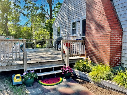 Dennis Port Cape Cod vacation rental - Welcoming deck off the Main Unit