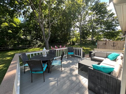 Dennis Cape Cod vacation rental - Back deck relaxation