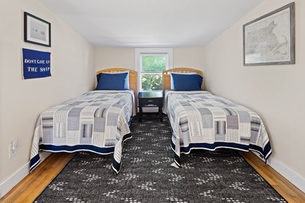 West Harwich Cape Cod vacation rental - Second floor bedroom with two twin beds
